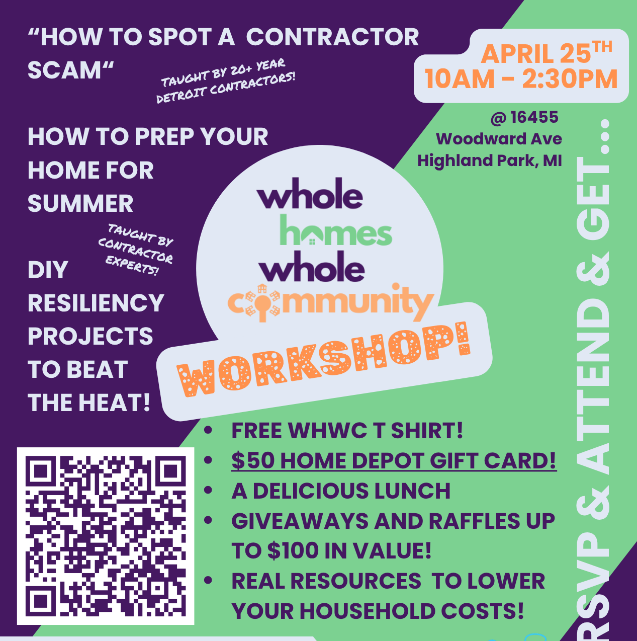 Whole Homes, Whole Communities Spring Workshop - logo